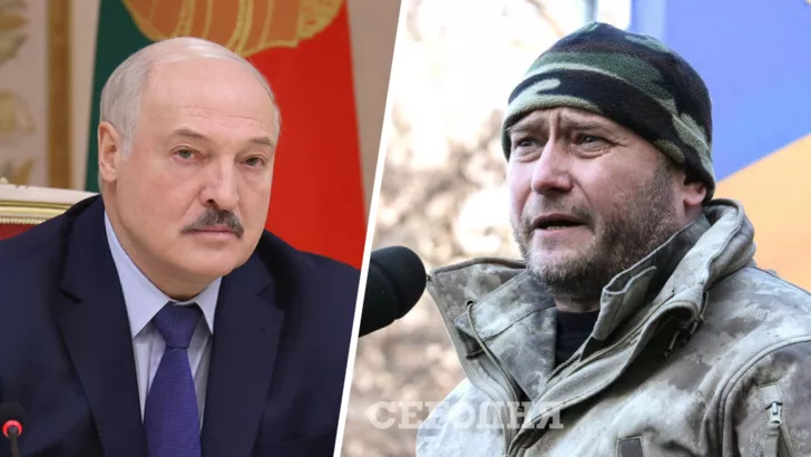 Дмитрий Ярош (справа) жестко ответил на заявления Лукашенко