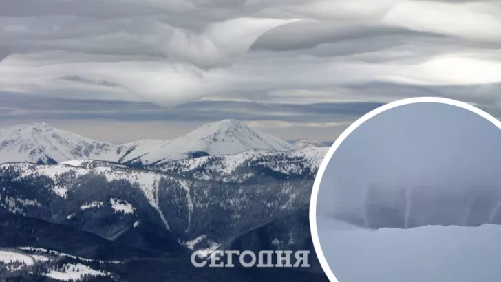 Спасатели показали снежные фонтаны в горах/Коллаж: "Сегодня"