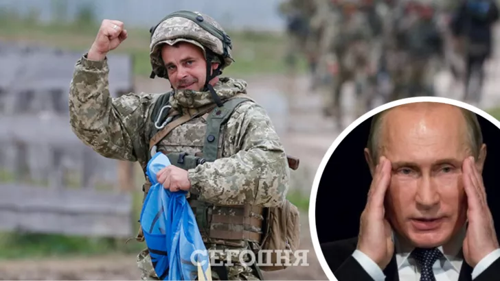 Владимир Путин (справа). Фото: коллаж "Сегодня"
