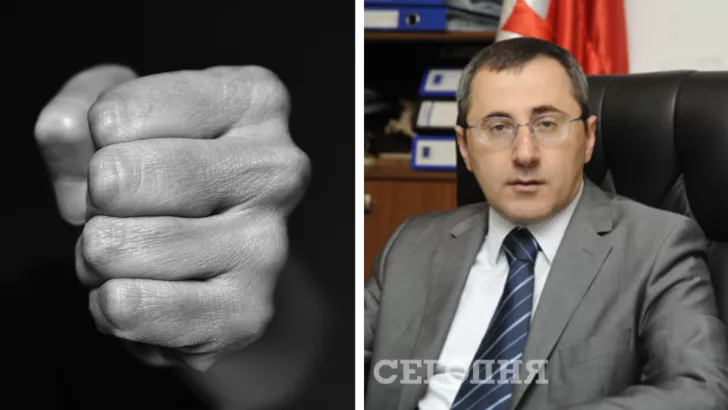 Зураба Адеишвили после избиения госпитализировали/Фото: коллаж: Ministry of Justice of Georgia/"Сегодня"