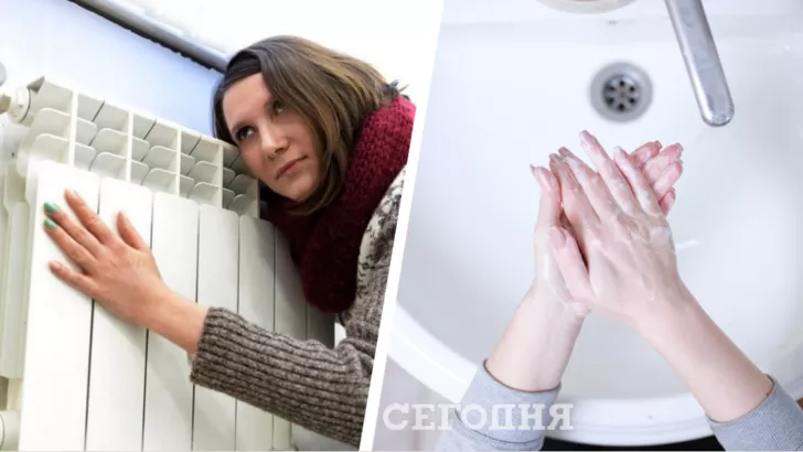 В Харькове жители домов остались без отопления и водоснабжения. Фото: коллаж "Сегодня"