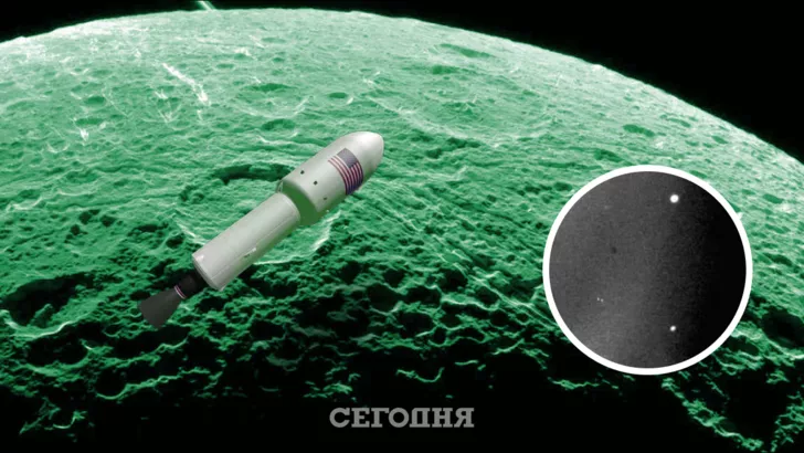 Ракету Ілона Маска помітили з Землі. Фото: futurism.com