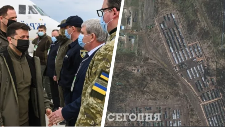 Россия выстроила свои войска на нашей границе, но дату нападения не назвала / Коллаж "Сегодня"