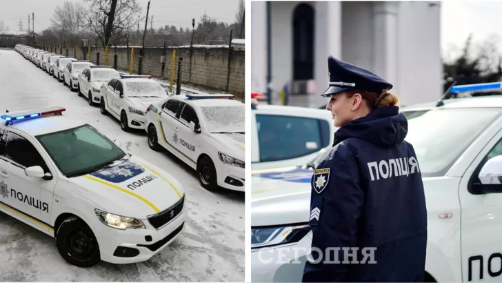 Поліція по всій Україні переходить на посилений режим несення служби. Фото: колаж "Сьогодні"