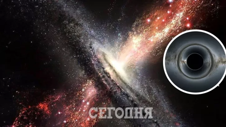 Древний квазар помог поймать черную дыру из антипространства ранней Вселенной