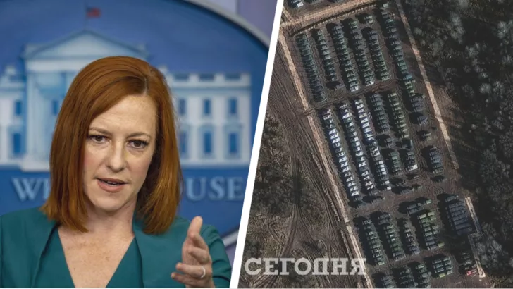 В Белом доме не заметили отвода войск РФ от границы Украины / Коллаж "Сегодня"