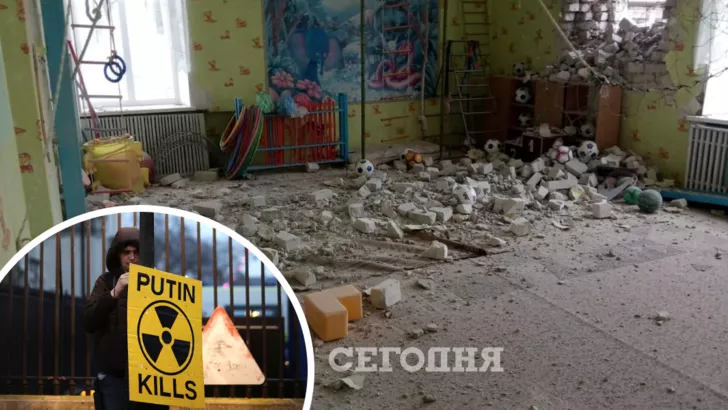 Российские оккупанты обстреляли детсад "Казка"