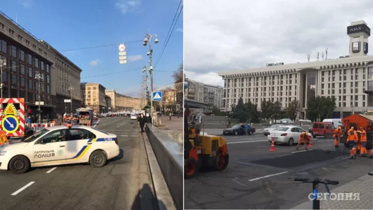 В Киеве начинают ремонт Крещатика.