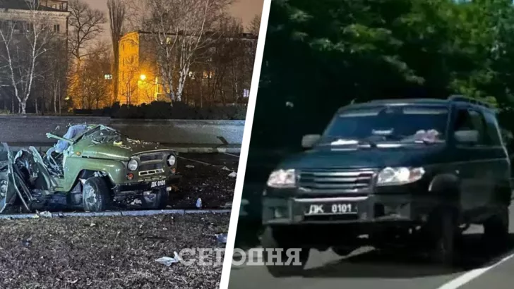 Взорванное авто в центре Донецка не принадлежало "начальнику народной милиции"