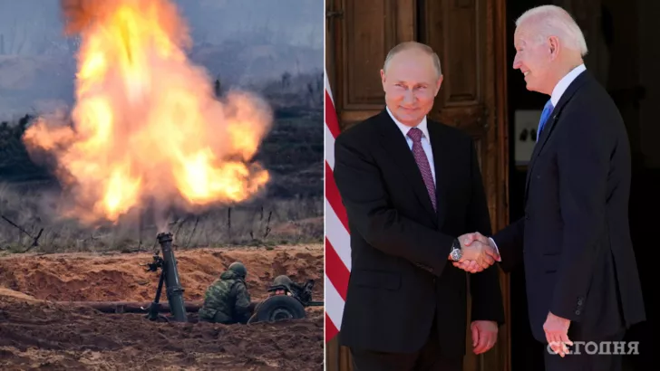 Боевики совершили очередную провокацию, а Байден и Путин проведут саммит по безопасности/Фото: Alexander Zemlianichenko/REUTERS, коллаж: "Сегодня"