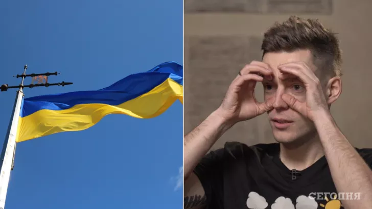 Дудь выразил поддержку Украине в сложные времена/Фото: Telegram-канал "Дудь", коллаж: "Сегодня"