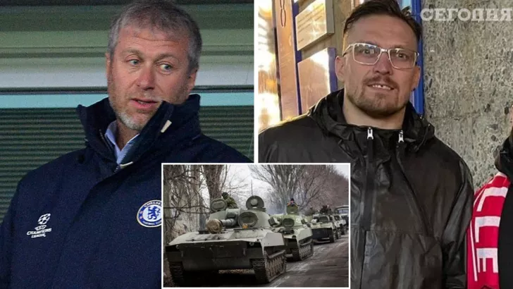 Усик на стадионе Абрамовича, пока российские танки идут в Украину
