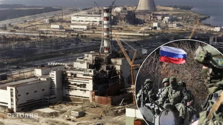 У Чорнобилі 24 лютого окупанти захопили станцію. Фото: колаж "Сьогодні"