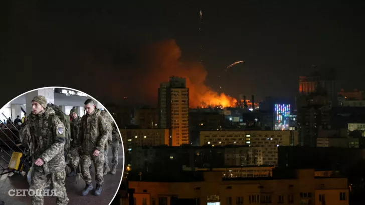 Киев этой ночью. Фото Reuters