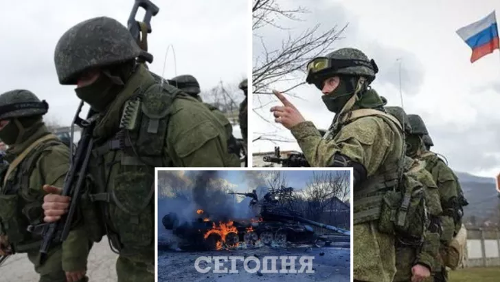 На російських військових відкривається полювання. Колаж "Сьогодні"