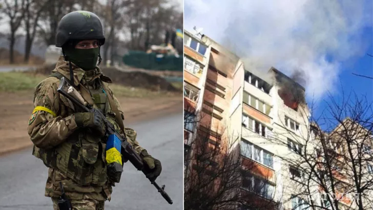 Российские военные попали снарядами и в многоэтажные дома/Коллаж "Сегодня"
