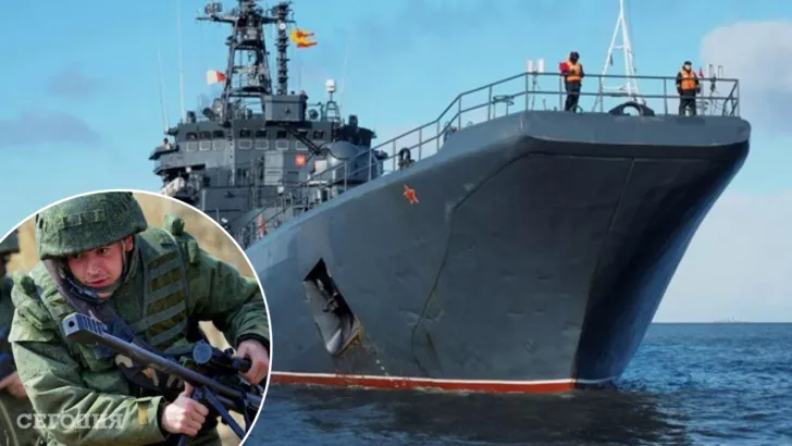 В сторону Одессы направляются российские корабли с десантом