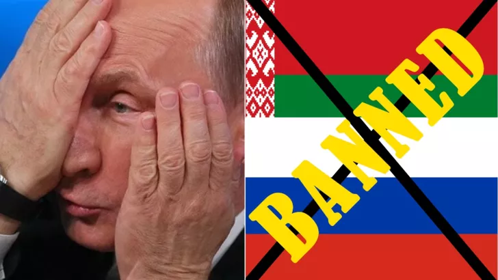 Росію і Білорусь виганяють зі світового спорту