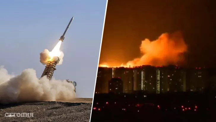 Ракетами ударили по Киеву