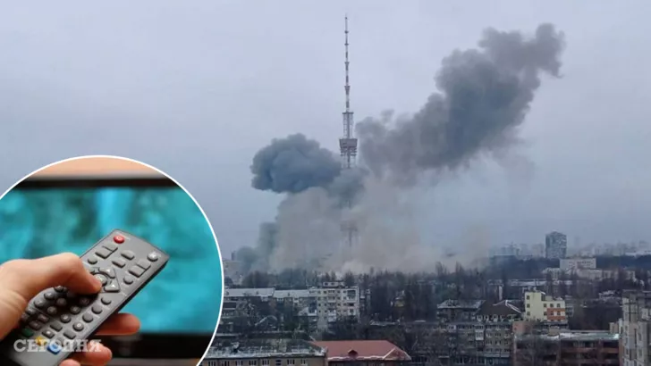 Произошла попытка взрыва телевышки в Киеве