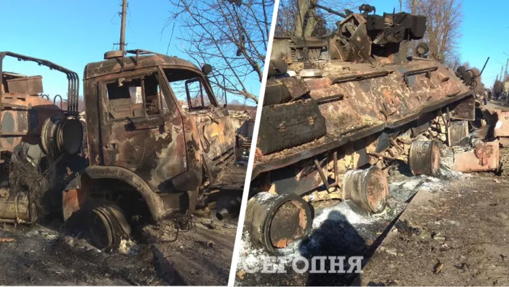 28 февраля россияне начали новую атаку на Киев, но она быстро захлебнулась / Коллаж "Сегодня"