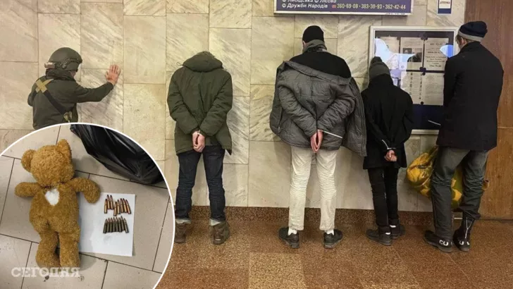 Диверсанты в метро Киева