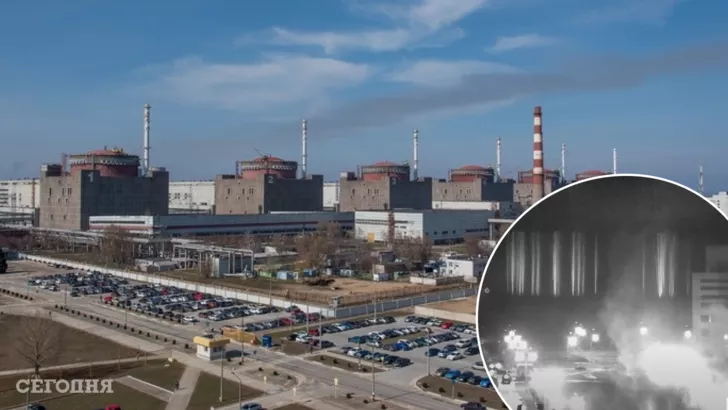 На Запорожской АЭС начался пожар