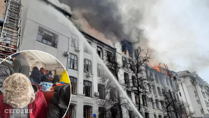 Евакуація із Харкова. Фото "Сьогодні"/Reuters