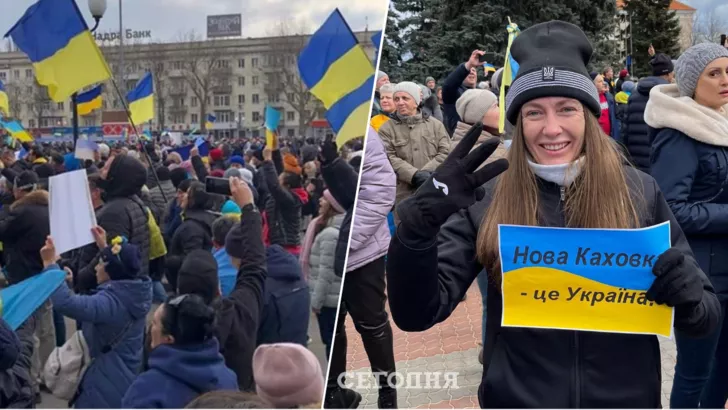 Ирина Петрова активно участвует в митингах за Украину