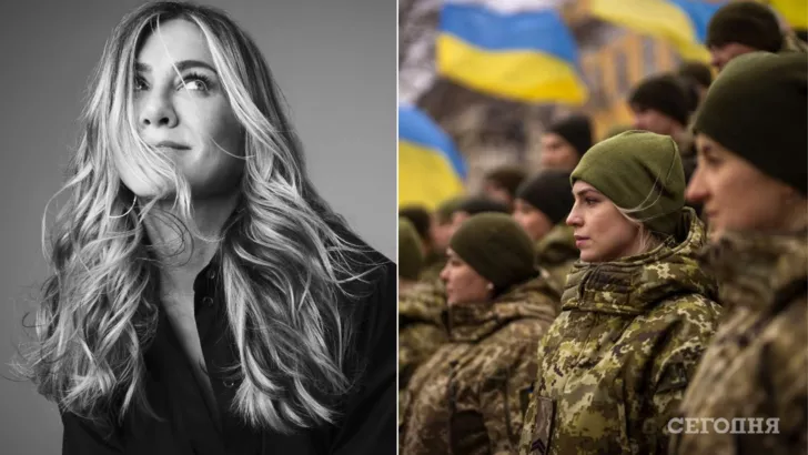 Дженнифер Энистон призвала мир помочь Украине