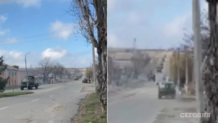 По Донецкой области движется много российских автомобилей
