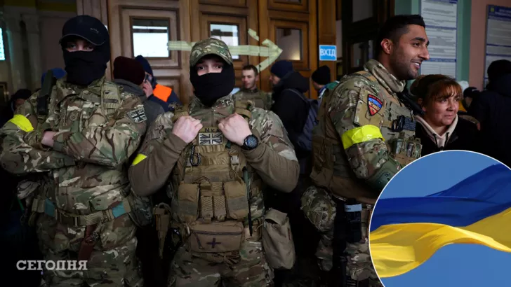 Помогать Украине одолеть врага едут из разных стран/Фото: REUTERS/Kai Pfaffenbach, коллаж: "Сегодня"