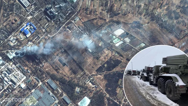 Нові супутникові знімки пересування російської армії