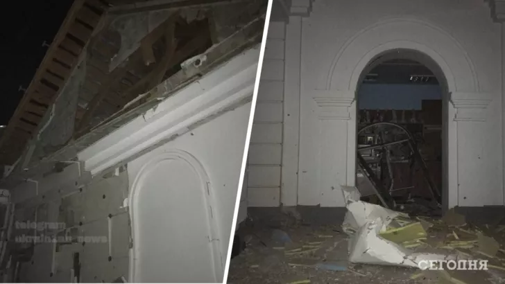 Религиозному зданию нанесен значительный ущерб / Коллаж "Сегодня"