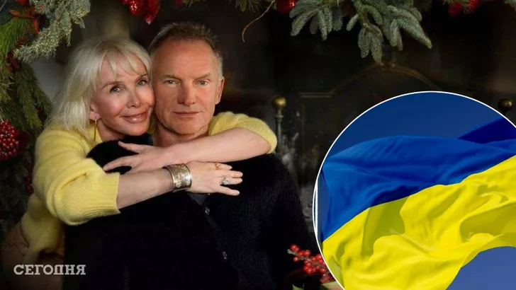 Стинг вместе с супругой помогают Украине.