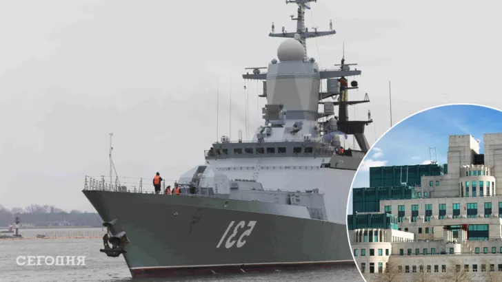 У MI6 уважно стежать за пересуванням російського військового флоту / Колаж "Сьогодні"