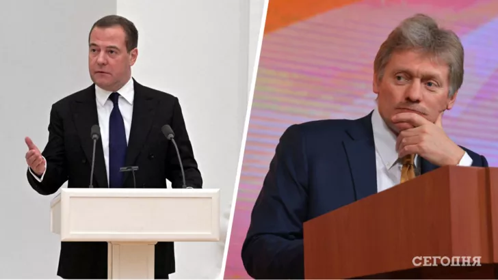 У Медведева и Пескова одинаковые санкции / Коллаж "Сегодня"
