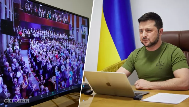 Президент снова призвал закрыть небо над Украиной. Фото: коллаж "Сегодня"