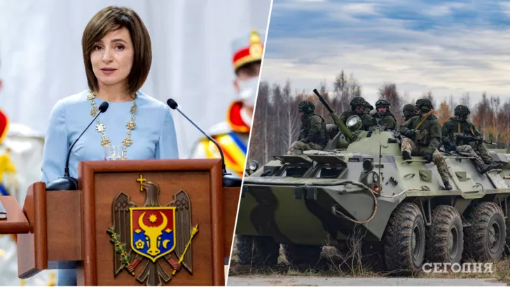 Майя Санду призвала Россию вывести войска/Фото: коллаж: "Сегодня"