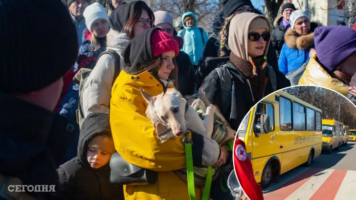В Украине проводят эвакуацию