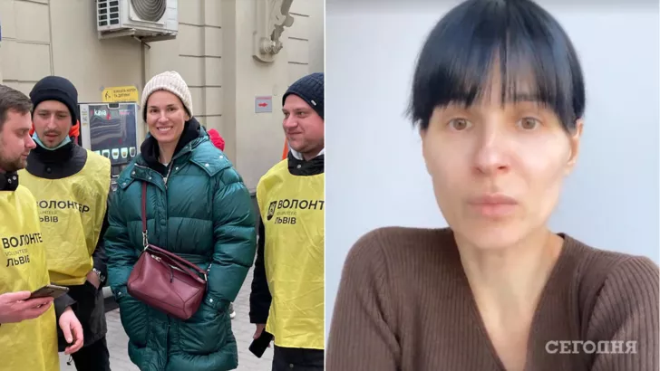 Маша Ефросинина во Львове помогает пострадавшим из-за войны украинцам
