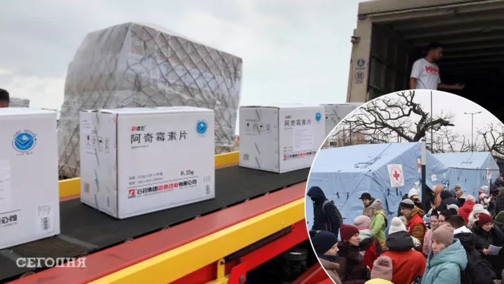 Китай отправит гуманитарную помощь Украине. Фото: коллаж "Сегодня"