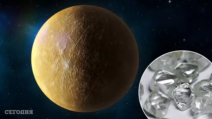 Поверхность Меркурия покрыта алмазами