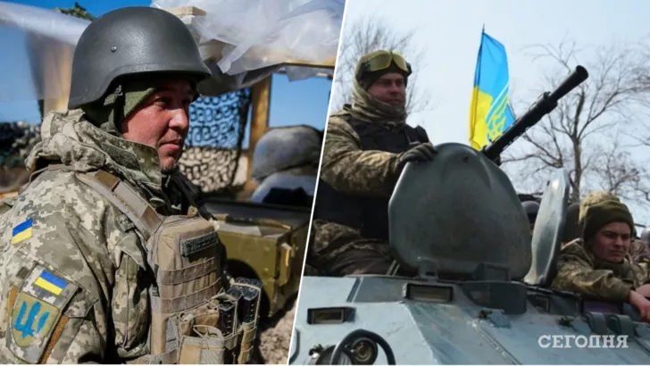 Українські військові спромоглися відтіснити війська РФ. Фото: колаж "Сьогодні"