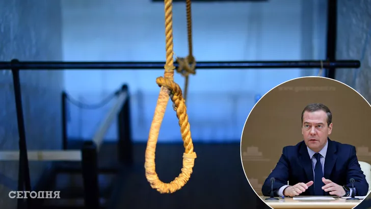 Заместитель председателя Совбеза РФ Дмитрий Медведев заговорил о смертной казни