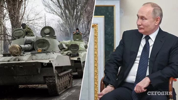 Путін готовий до останнього відправляти росіян на бійню в Україну / Колаж "Сьогодні"