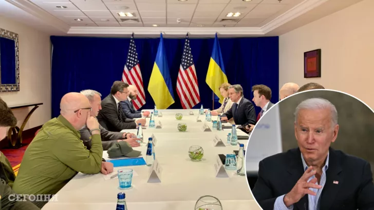 Байден зустрічається з главами МЗС та Міноборони України