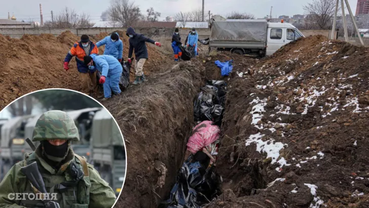 Жертв окупантів ховають у братських могилах