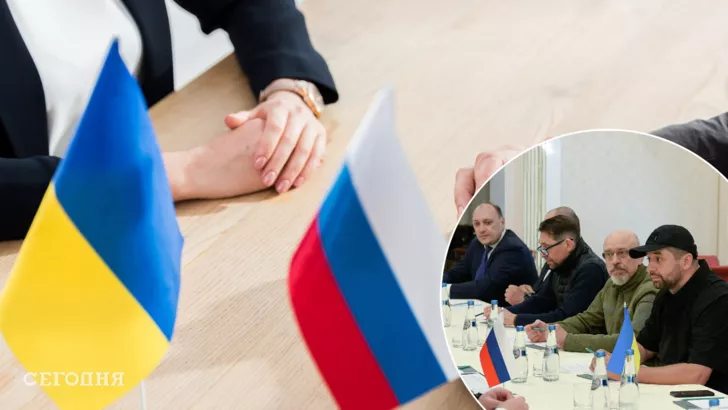 Переговоры РФ и Украины. Фото: коллаж "Сегодня"