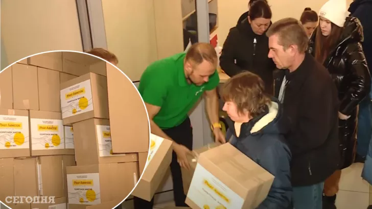 Маріупольцям у Запоріжжі доставили партію гуманітарної допомоги